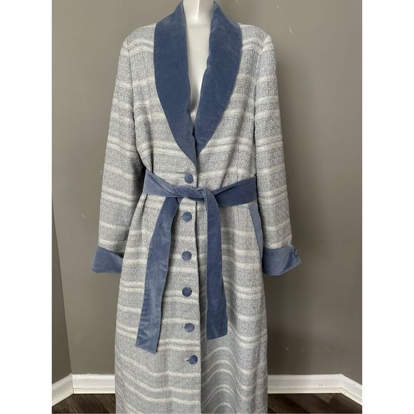 Markarian Contrast Trim Wool Coat Size 16 $2650 - Picture 6 of 12